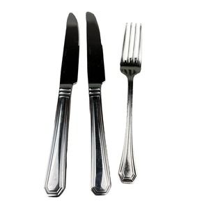 Oneida Stainless Glossy Flatware Assorted 3pc Lot